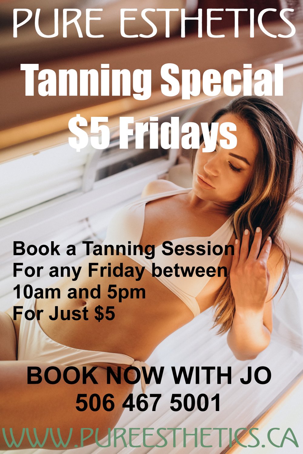 tanning specials at pure esthetics